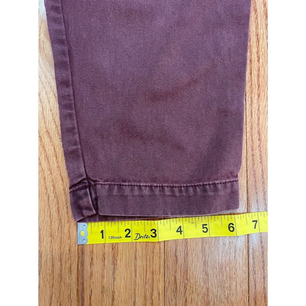 Free People Pants Womens S Purple Cotton Paperbag Waist Tapered Boho Slouchy Y2K - Picture 8 of 12